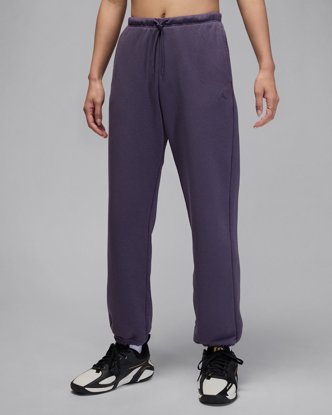 Jordan Sport Crossover Pantalón de tejido Fleece Dri-FIT - Mujer - Dark Raisin/Off Noir