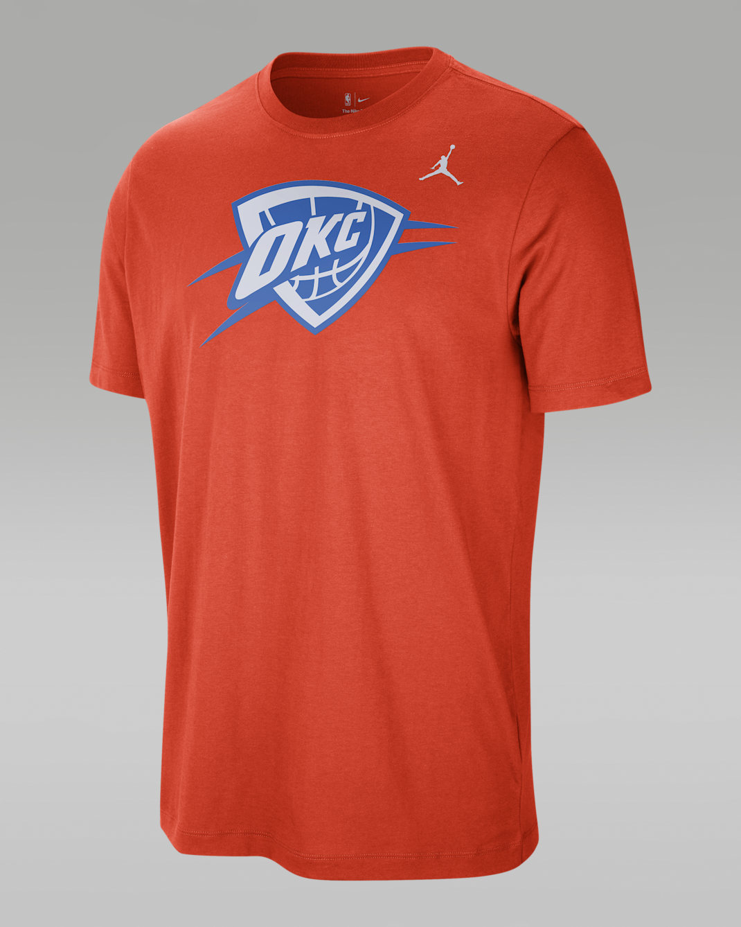 Playera Jordan Statement para hombre Oklahoma City Thunder Essential - Naranja team