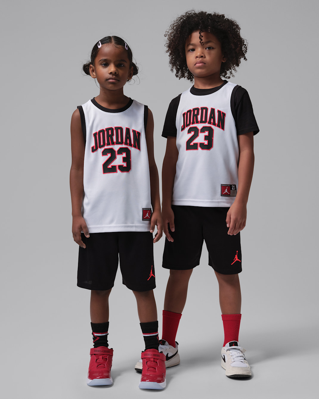 Jordan 23 Little Kids' Jersey Set - Black
