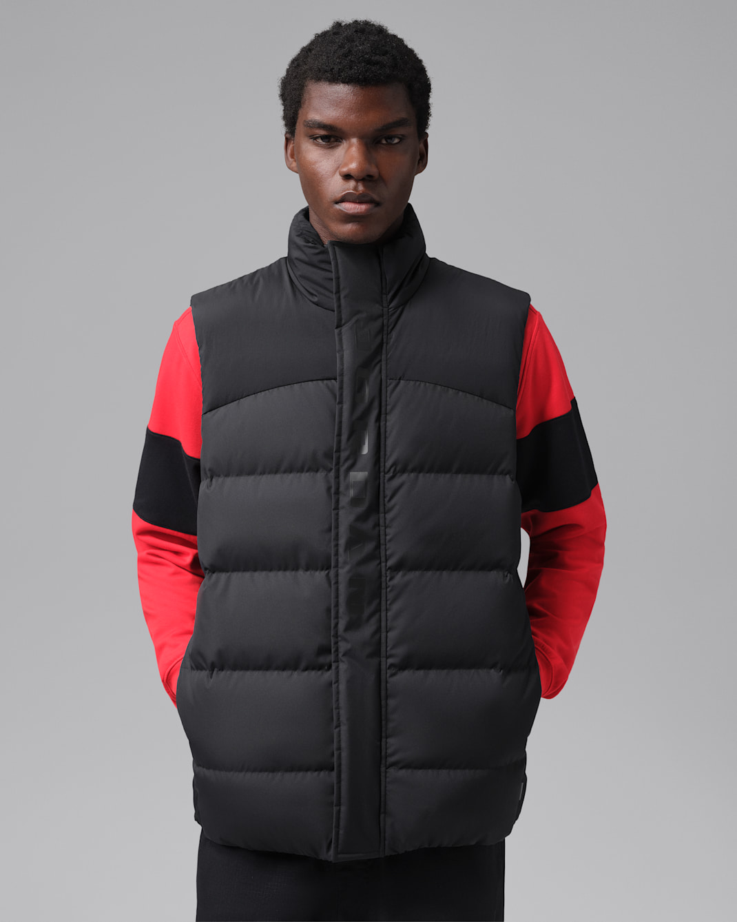 Chaleco de plumón para hombre Jordan Flight - Negro/Negro/Negro