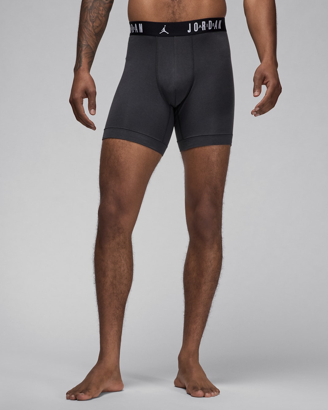 Ropa interior para hombre Flight Cotton Core (paquete de 3) - Gris humo oscuro