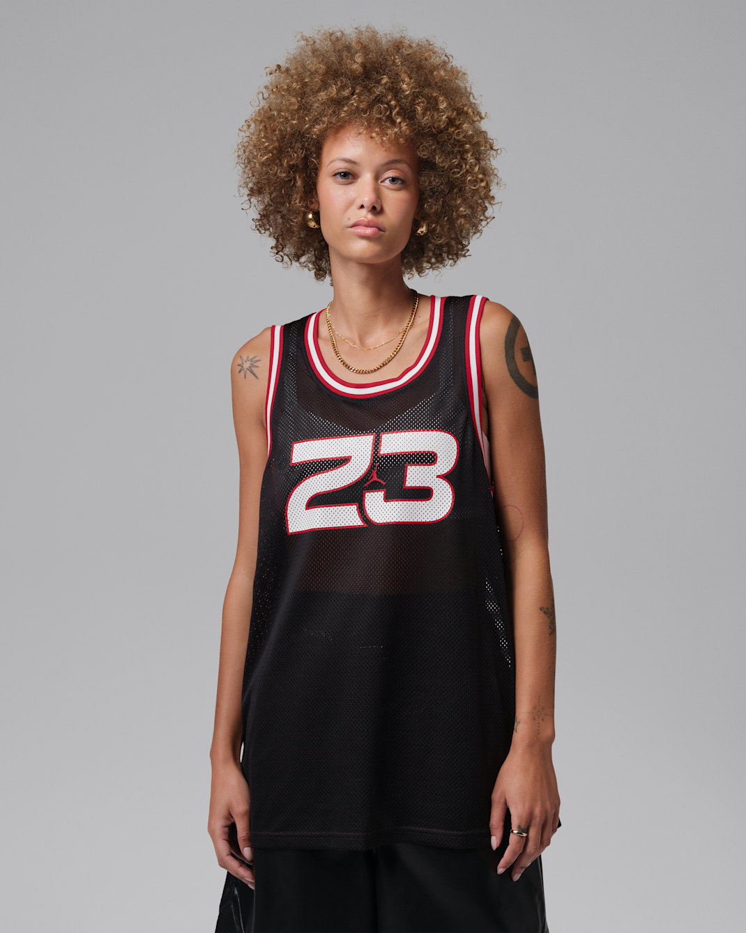 Jordan Brooklyn Women's Jersey - Black/Gym Red