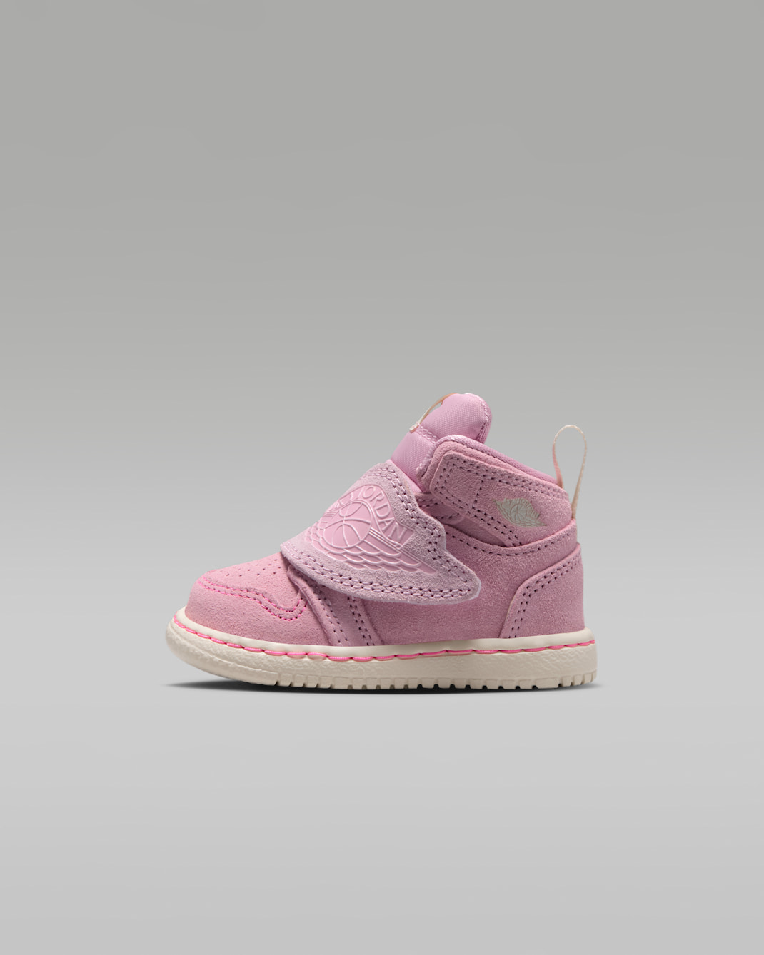 Sky Jordan 1 Bebek Ayakkabısı - Iced Carmine/Pink Foam/Coconut Milk/Anthracite