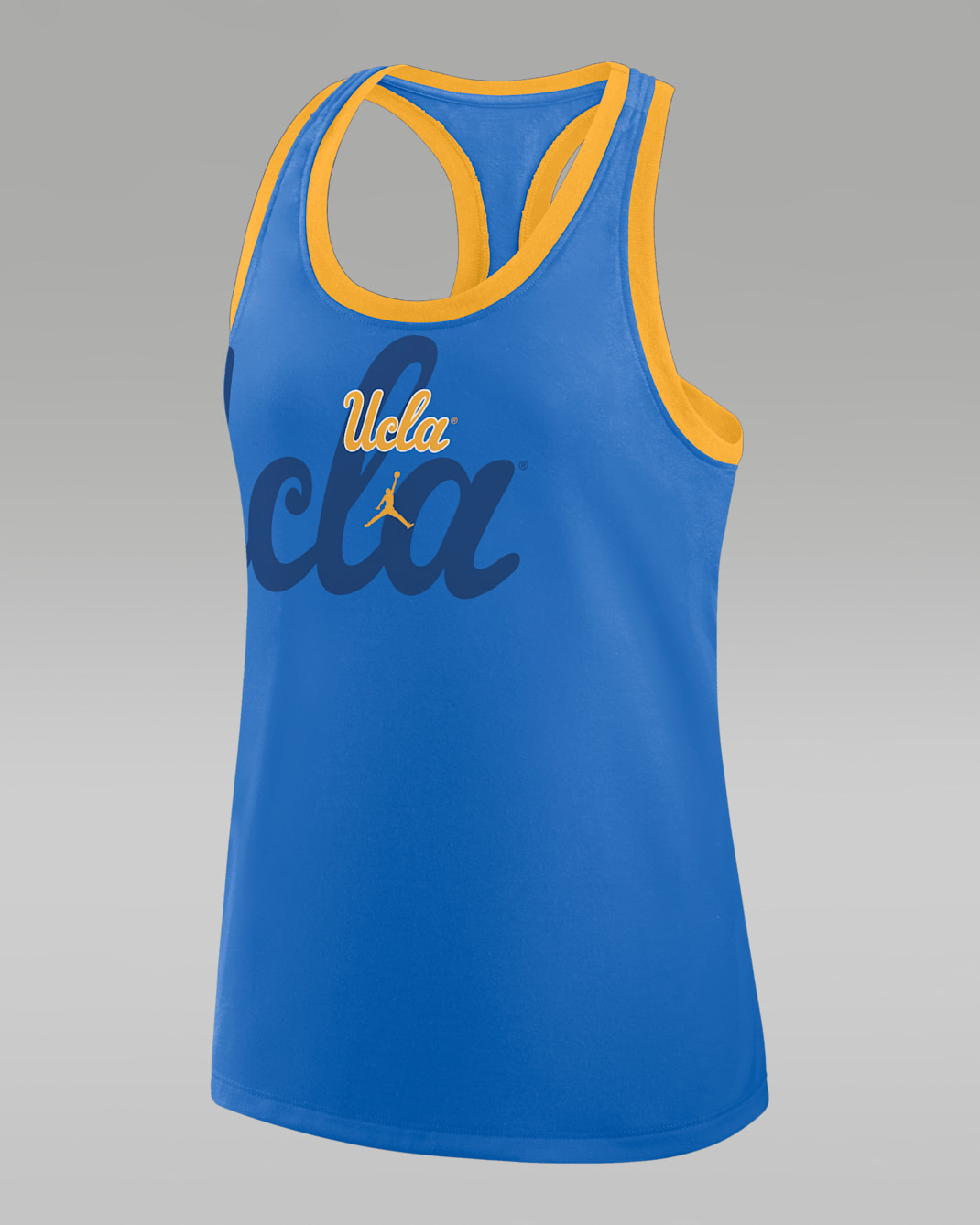 UCLA Primetime Shadow Women's Jordan Brand College Racerback Tank Top - Blue