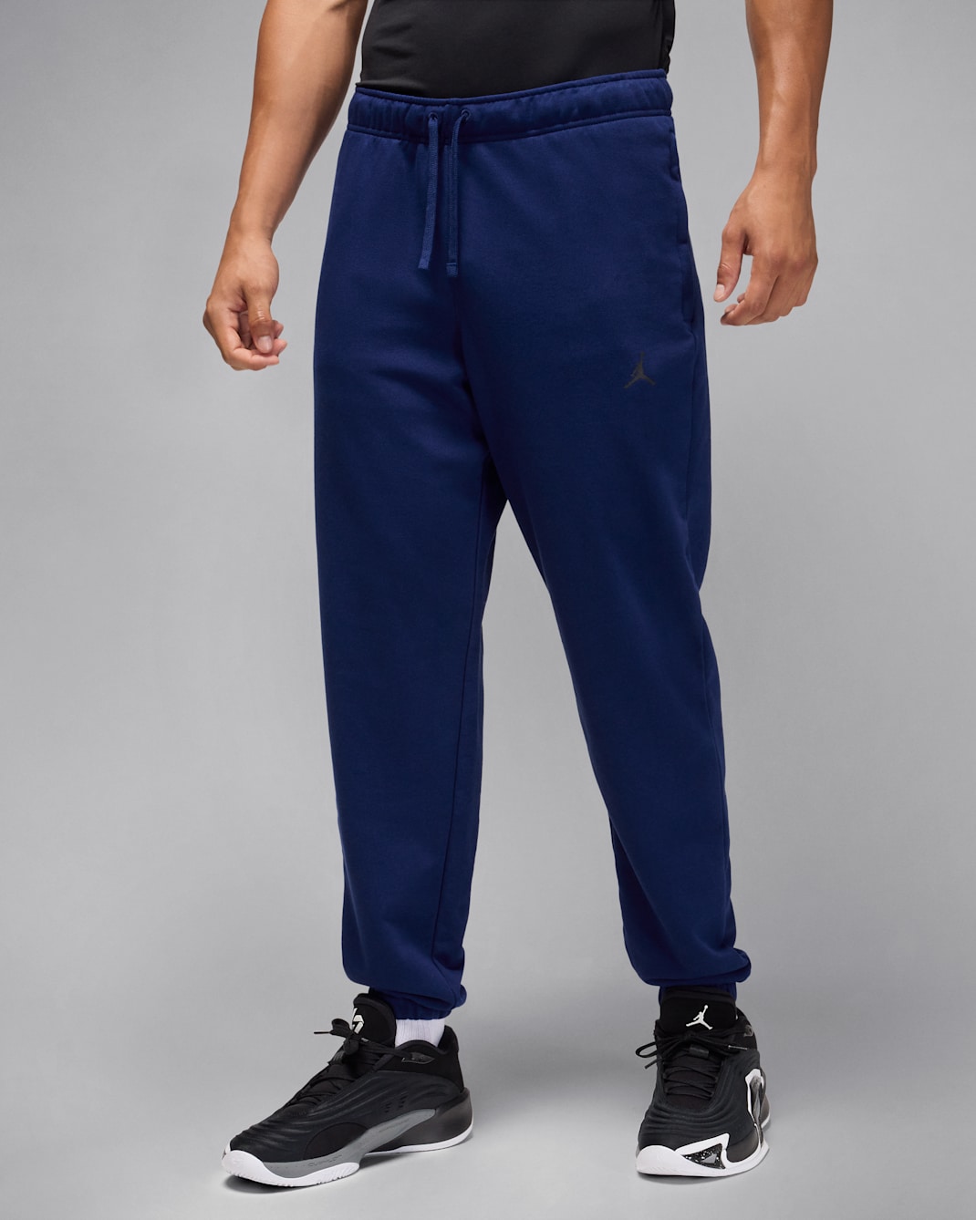 Jordan Sport Crossover Men's Dri-FIT Fleece Pants - Blue Void/Black
