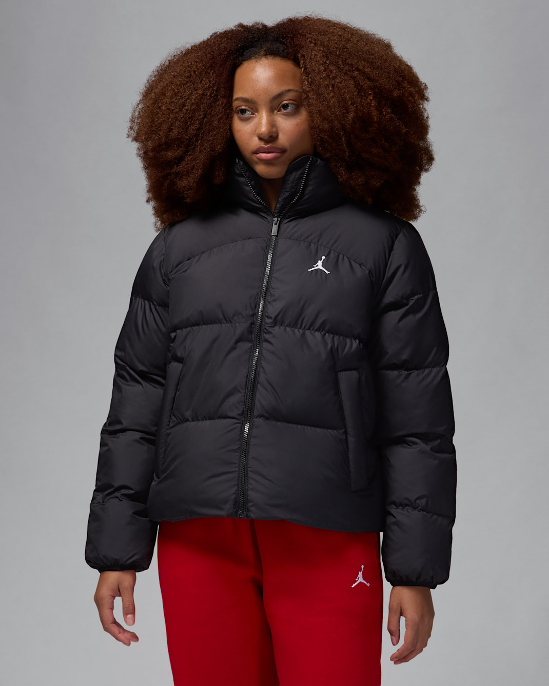 Jordan Women's Puffer - Black/White