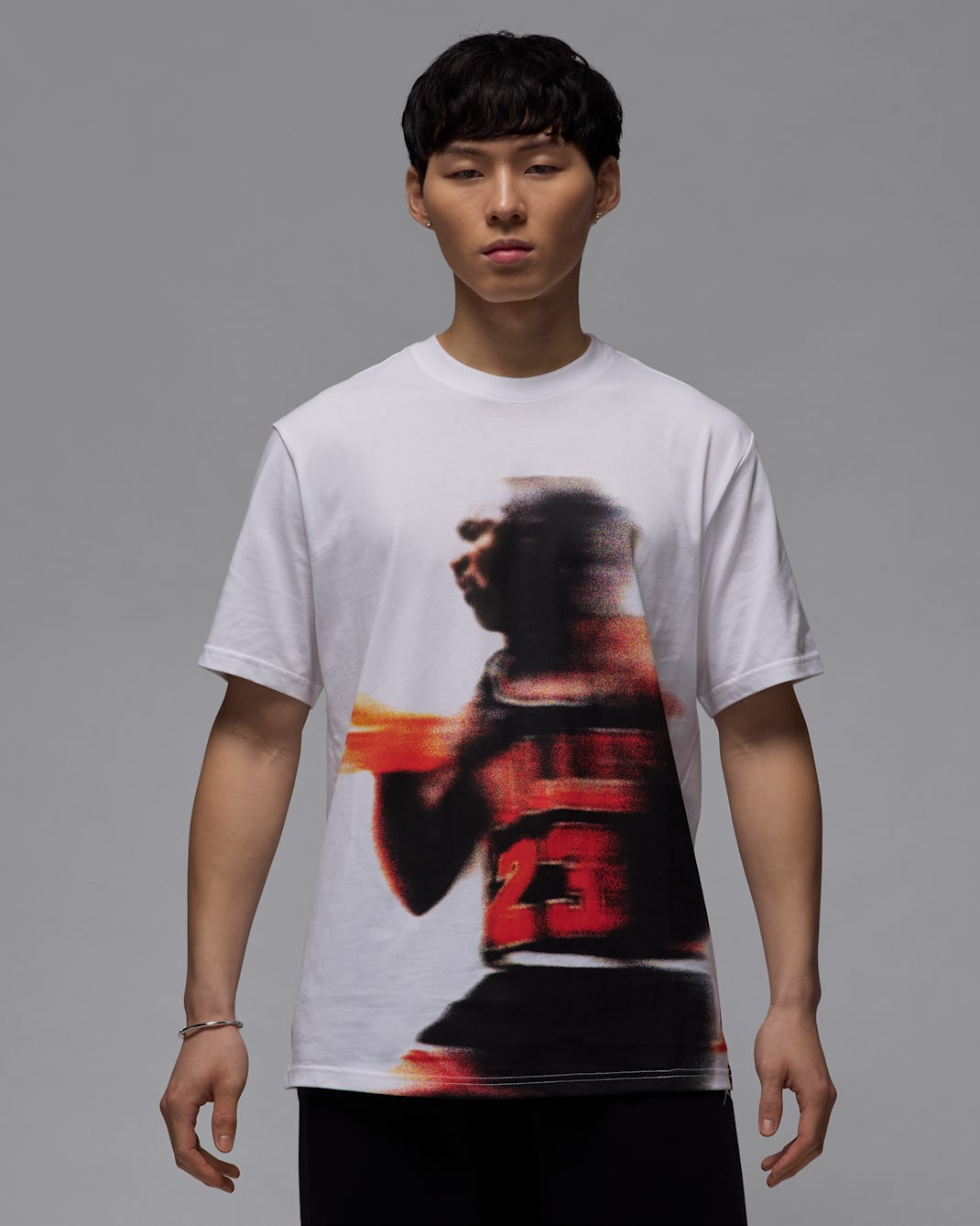 T-shirt à motif Dri-FIT Jordan Sport pour homme - Blanc/Noir