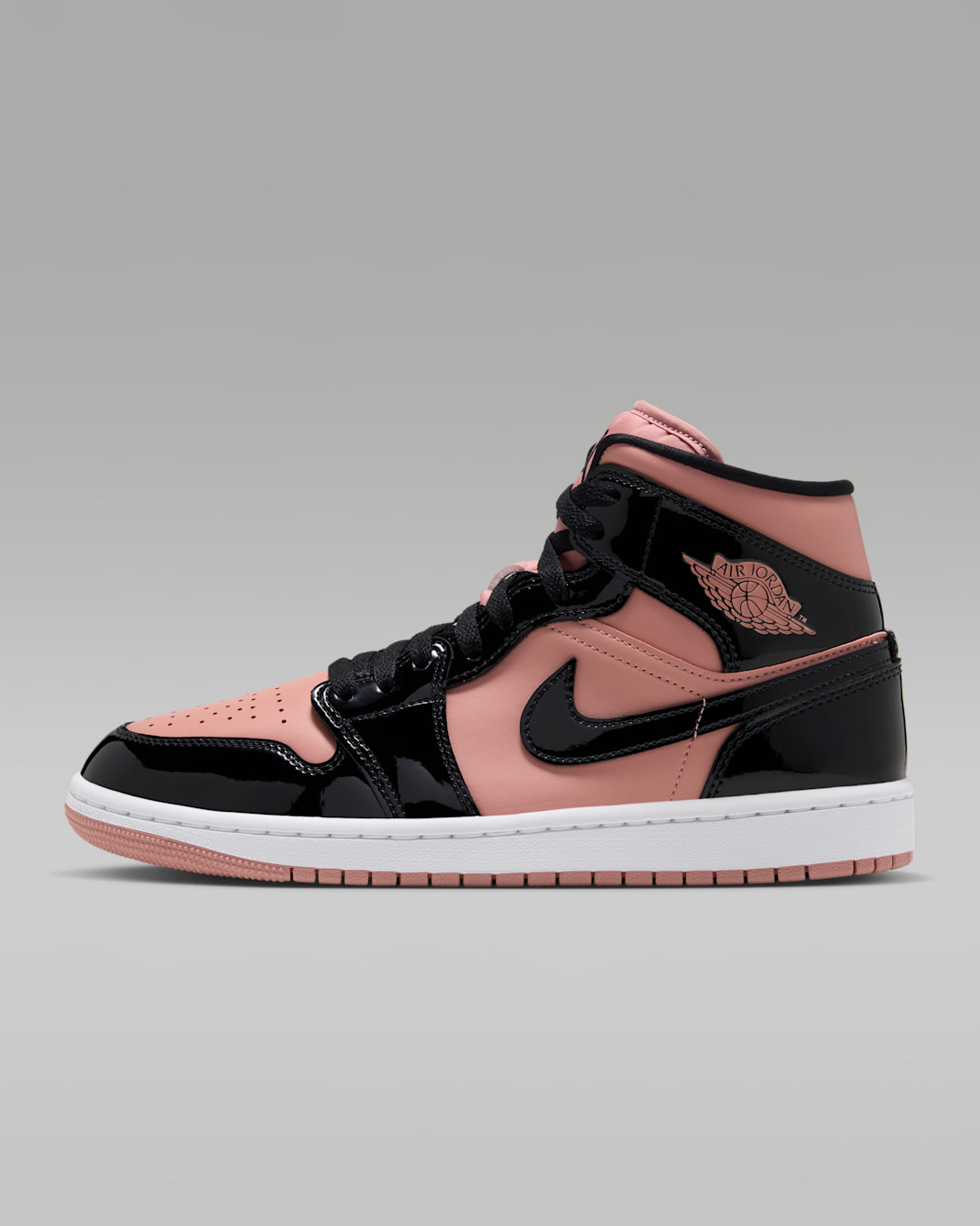 Air Jordan 1 Mid SE damesko - Rust Pink/Hvit/Svart