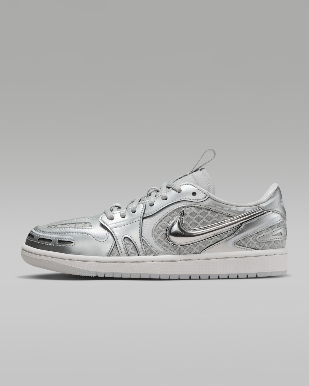 รองเท้าผู้หญิง Air Jordan 1 Low Method of Make - Neutral Grey/ขาว/Pewter Grey/Metallic Silver