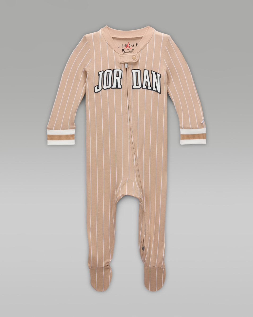 Jordan Baby (0-9M) 23 Jersey Footed Coverall - Hemp