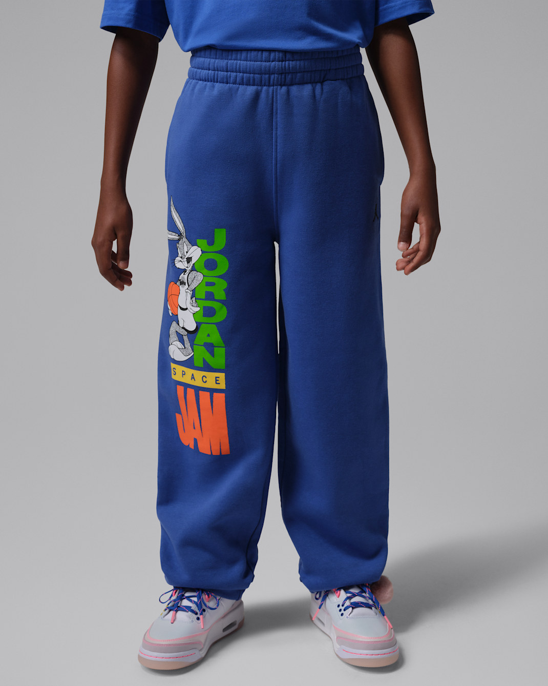 Jordan Pantalons de teixit Fleece Space Jam 30 Bugs - Nen/a - Varsity Royal