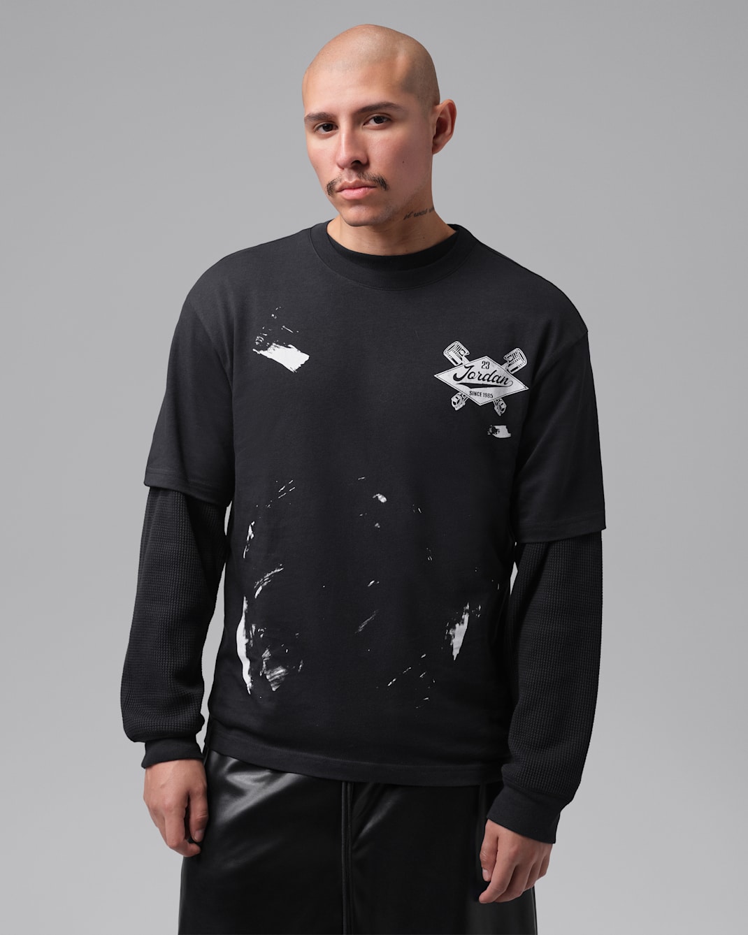 Jordan Brooklyn Men's Graphic T-Shirt - Black