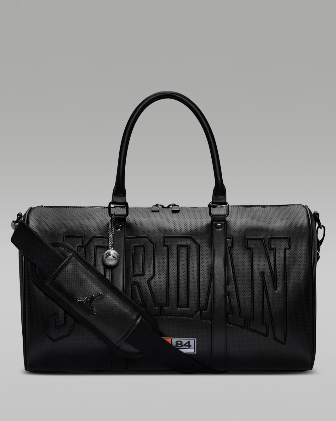 Jordan Perforated Duffel (25L) - Black