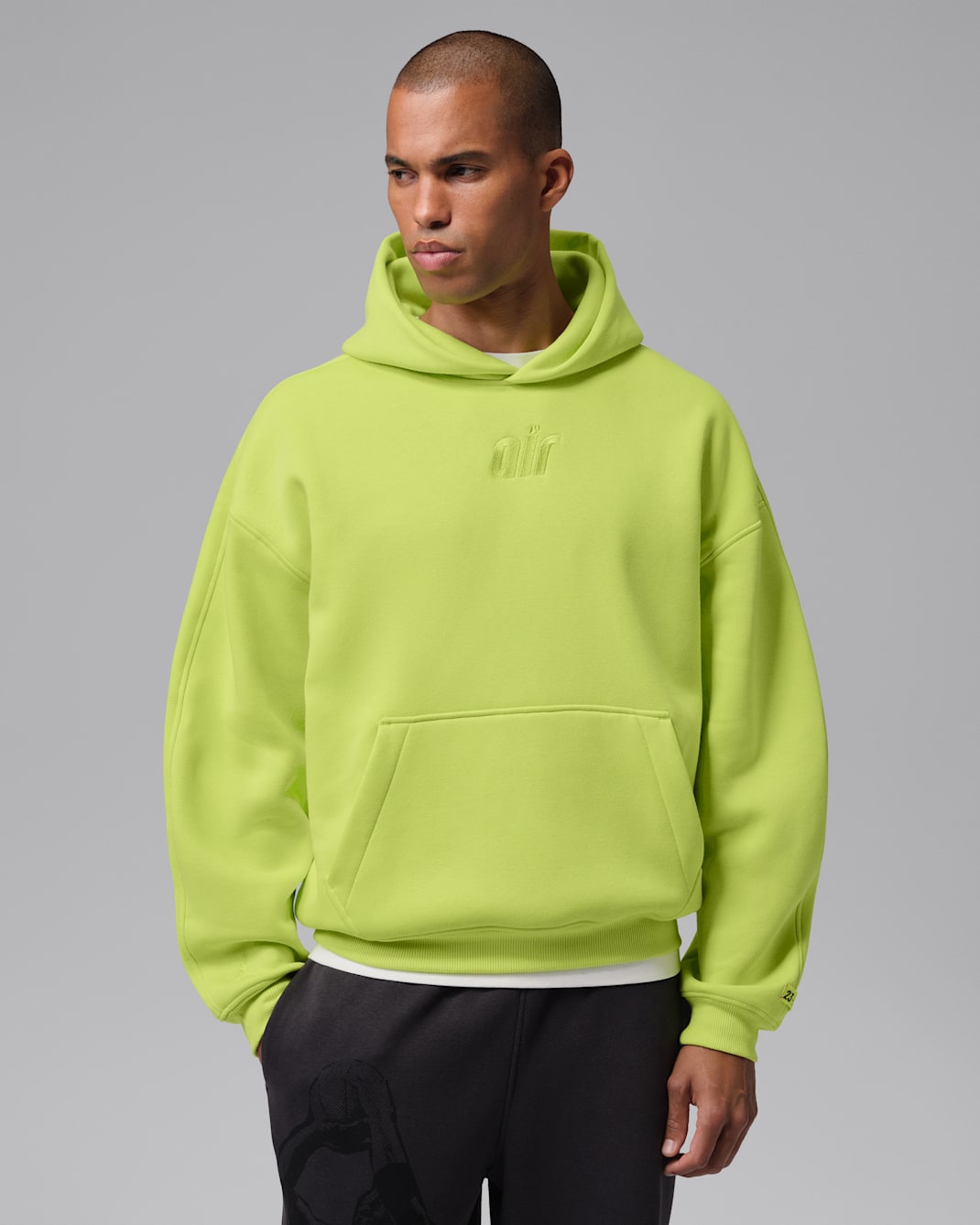Jordan Brooklyn Fleece Men's Oversized Pullover Hoodie - Cyber