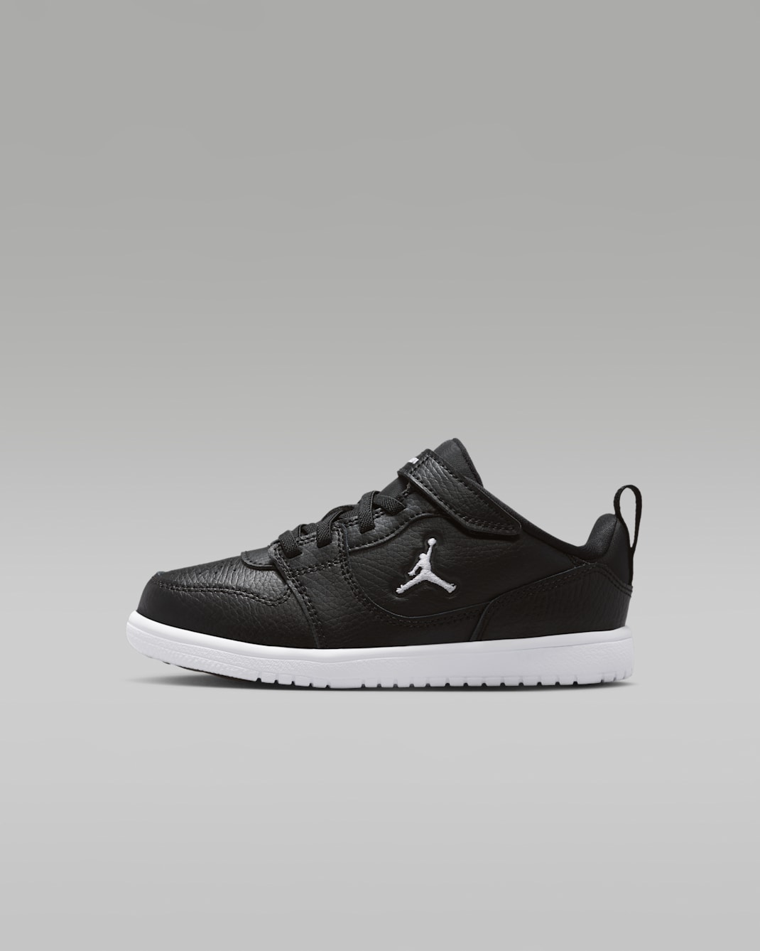 Jordan Court Connect Low Younger Kids' Shoes - Black/White