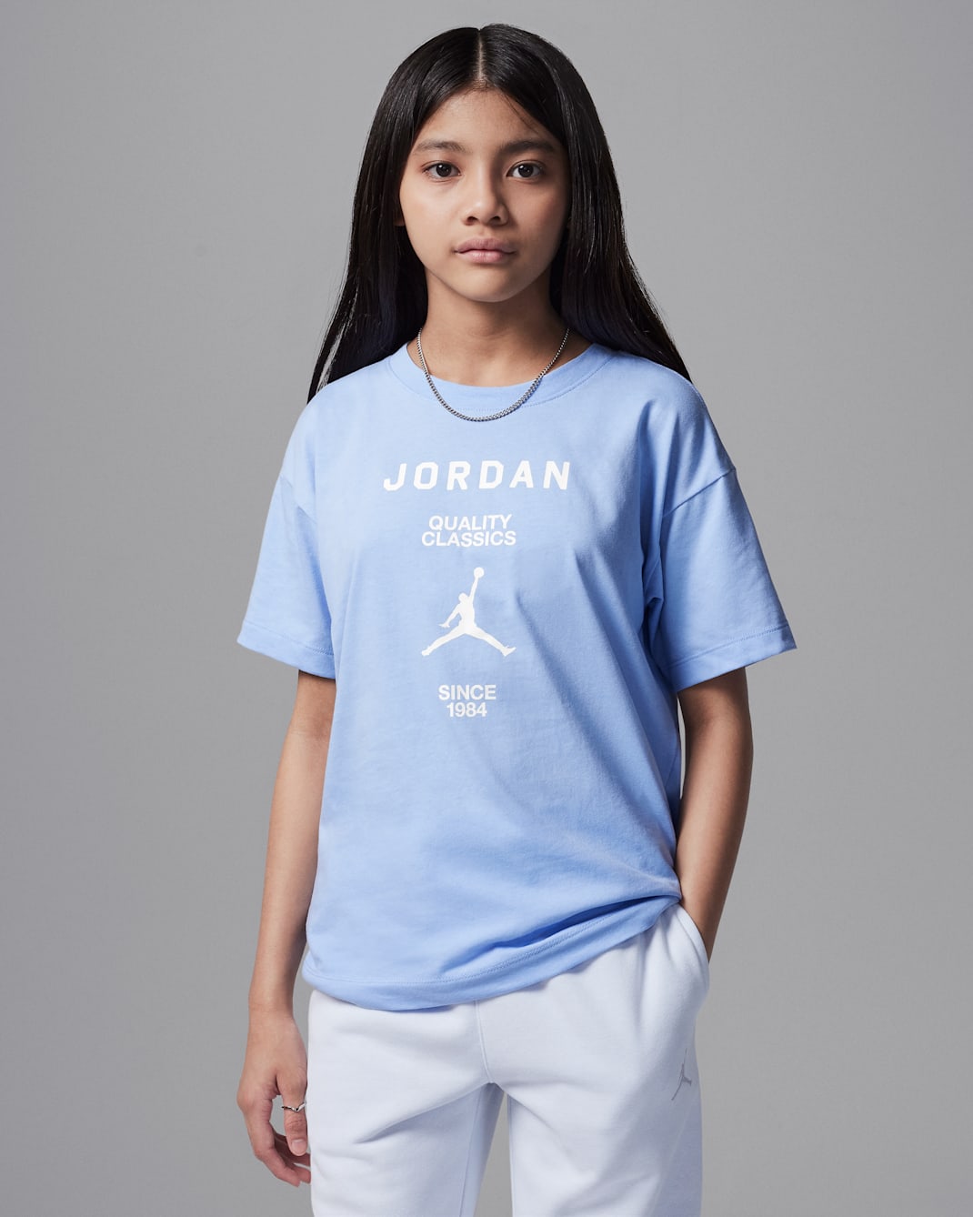 Jordan Camiseta con estampado - Niño/a - Aluminum