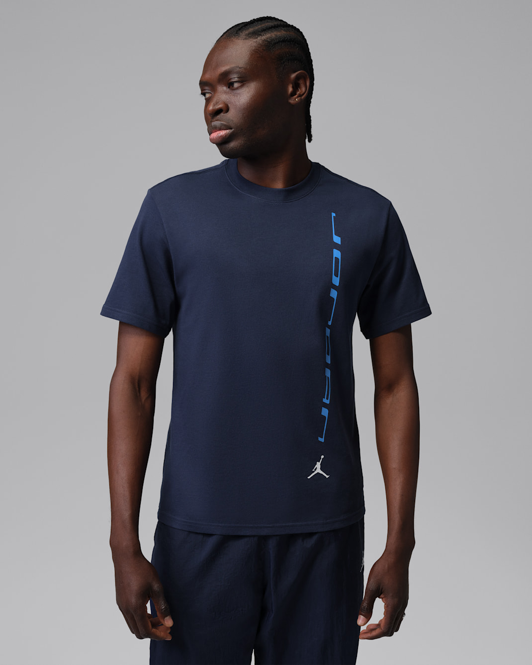 Jordan Sport Men's Dri-FIT T-Shirt - Midnight Navy/University Blue/White
