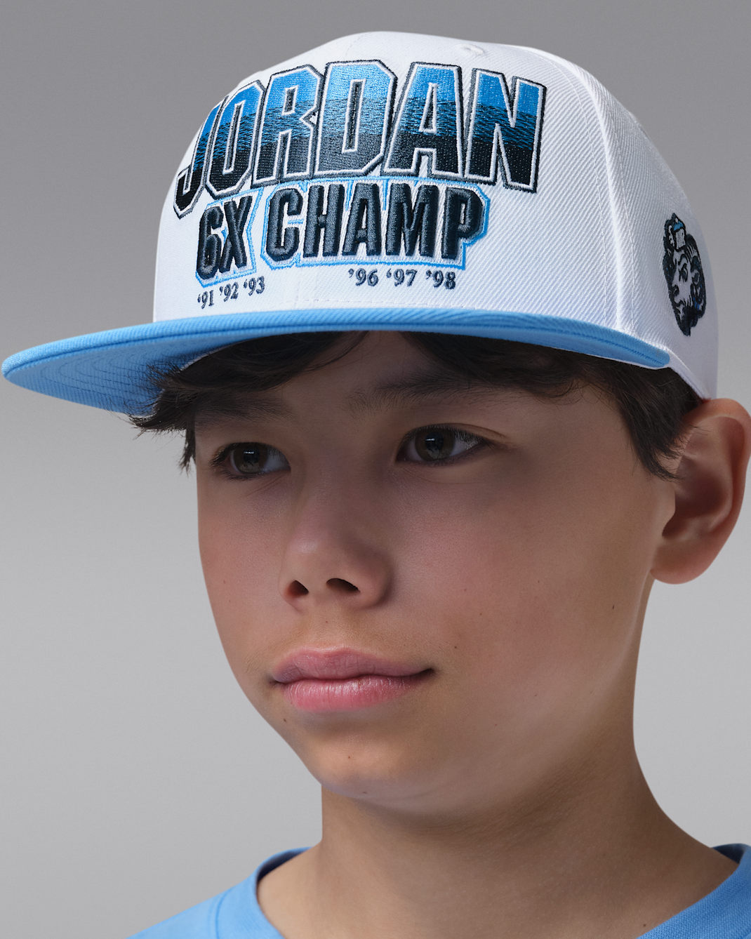 Gorra Jordan AJ11 GOAT University Blue Retro Pro - Azul universitario/Blanco