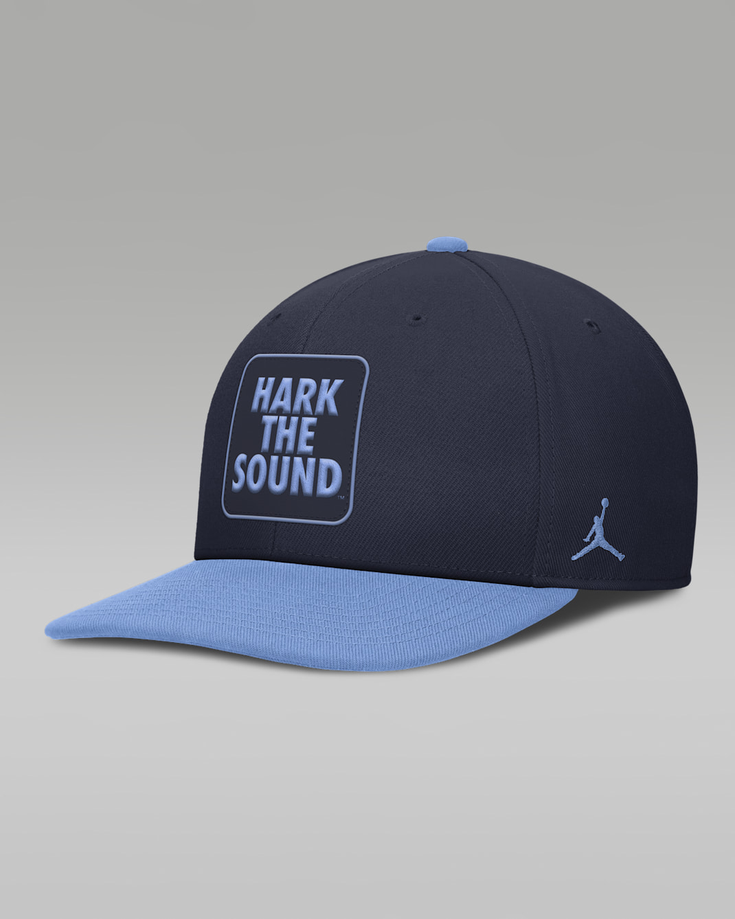 Gorra universitaria marca Jordan Dri-FIT ajustable para hombre North Carolina Sideline Campus Local Pro - Blanco