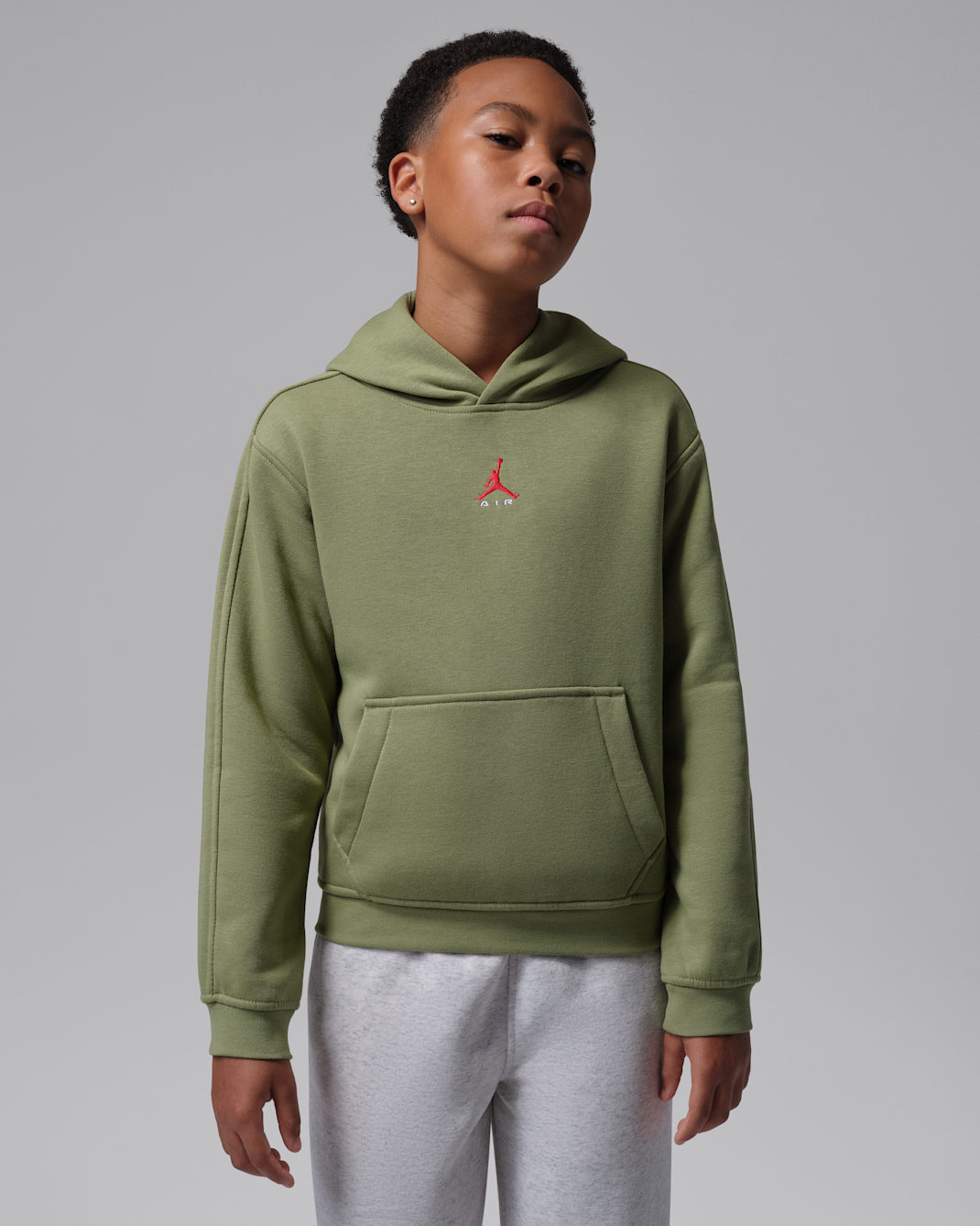 Φούτερ με κουκούλα Jordan Brooklyn Fleece για μεγάλα παιδιά - Alligator