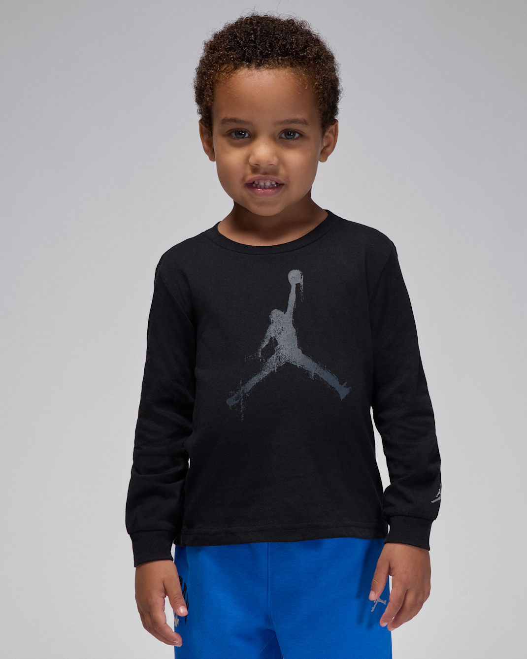 Jordan Toddler Jumpman Drip Long Sleeve T-Shirt - Black