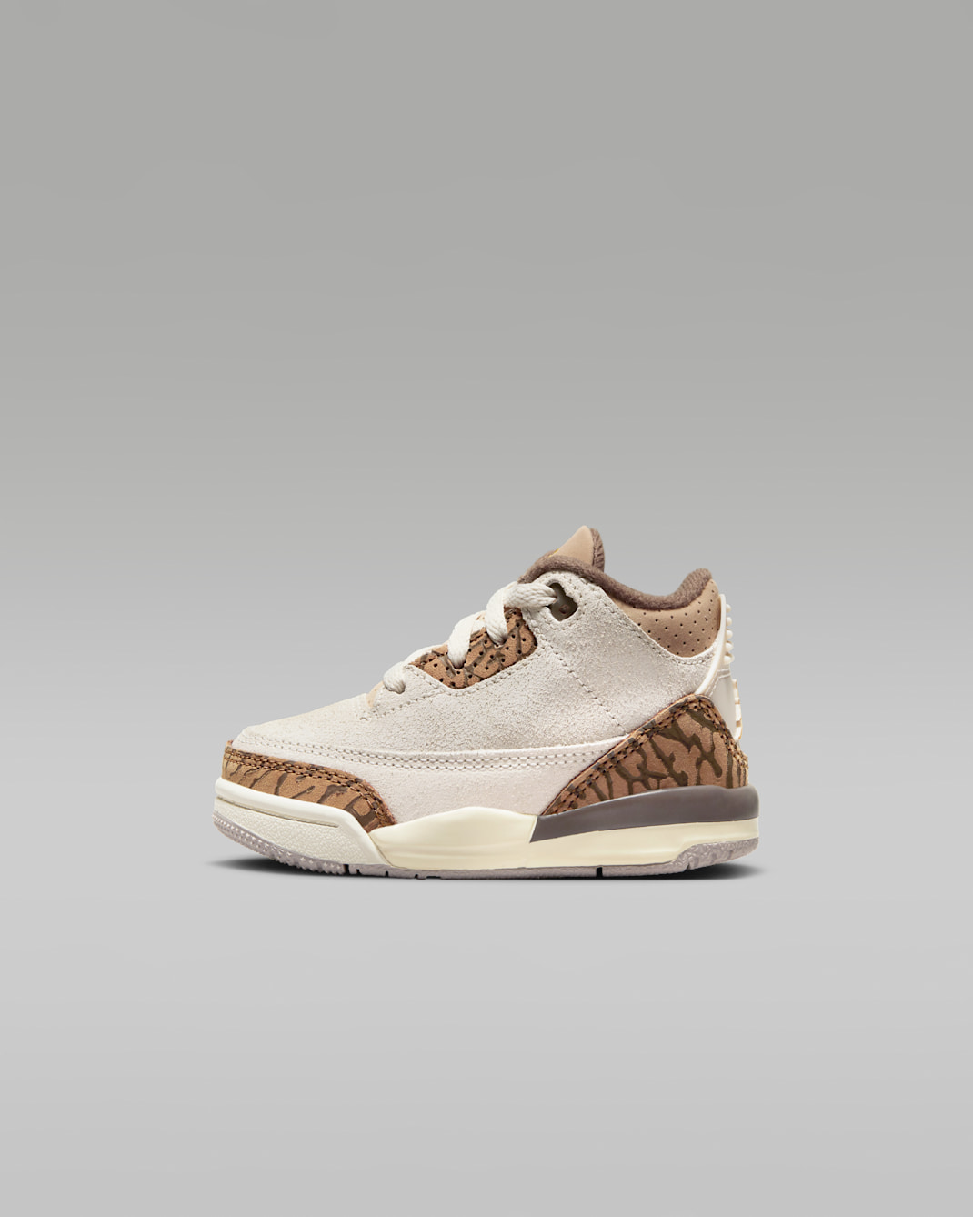 Jordan 3 Retro Schuh für Babys und Kleinkinder - Light Orewood Brown/Light British Tan/Palomino/Metallic Gold
