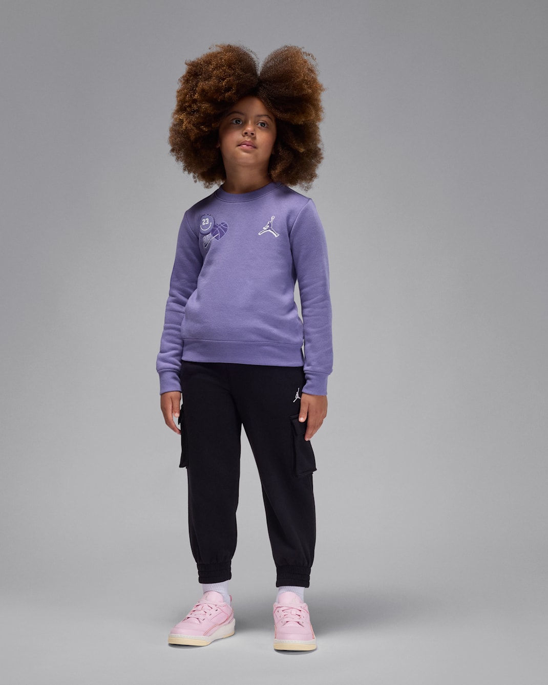 Jordan Blue Jeans and Bling Younger Kids' 2-Piece Trousers Set - Black