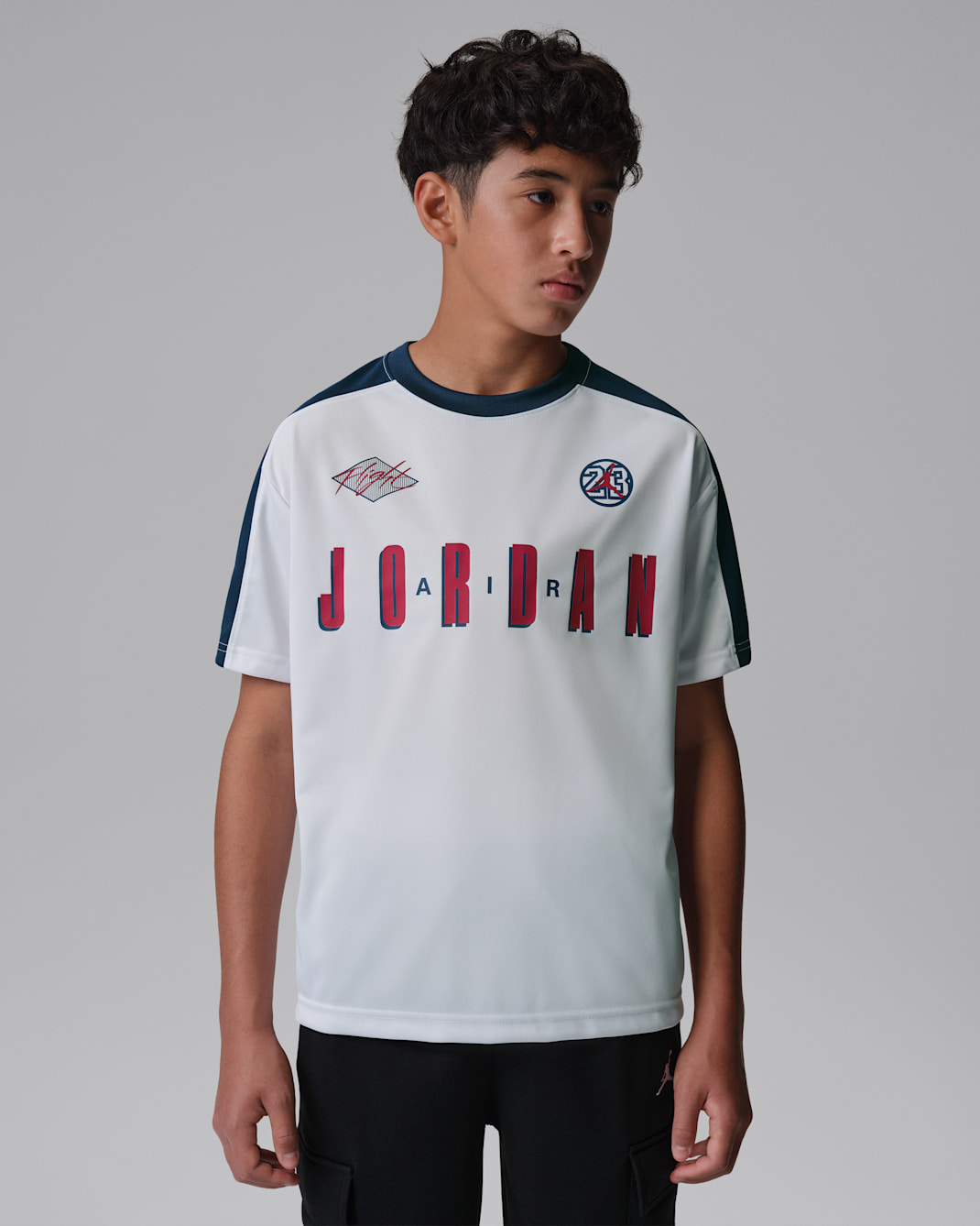 조던 주니어 컬러 블록 저지 - 화이트
