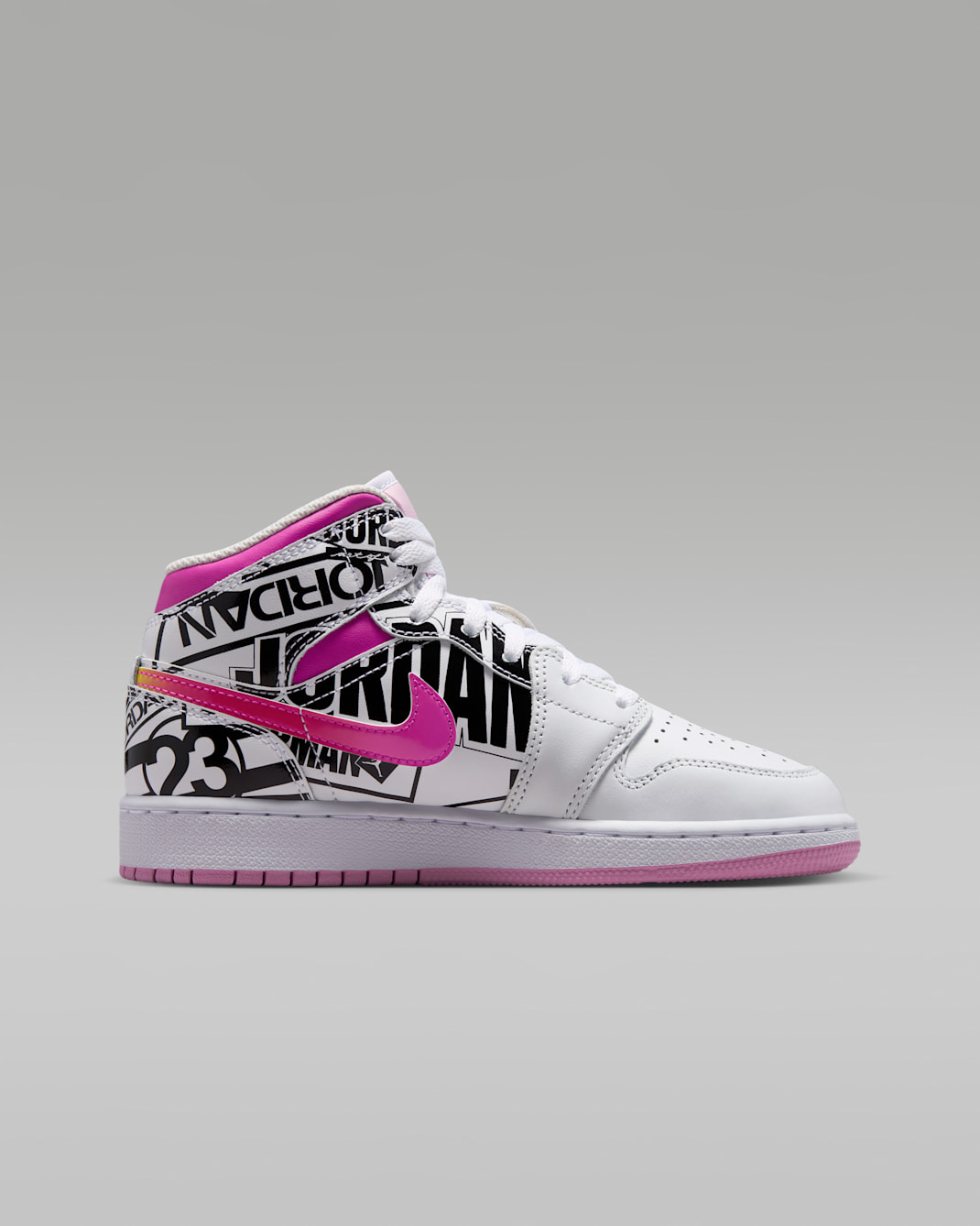 Air Jordan 1 Mid Big Kids' Shoes
