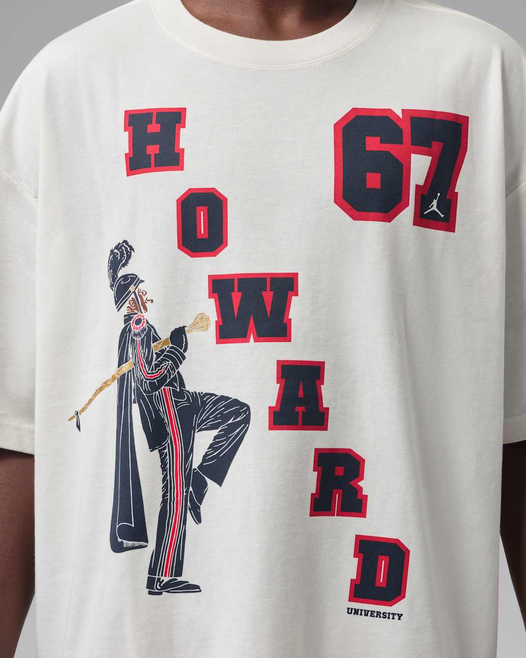 Jordan Flight x Howard University Men's Oversized T-Shirt