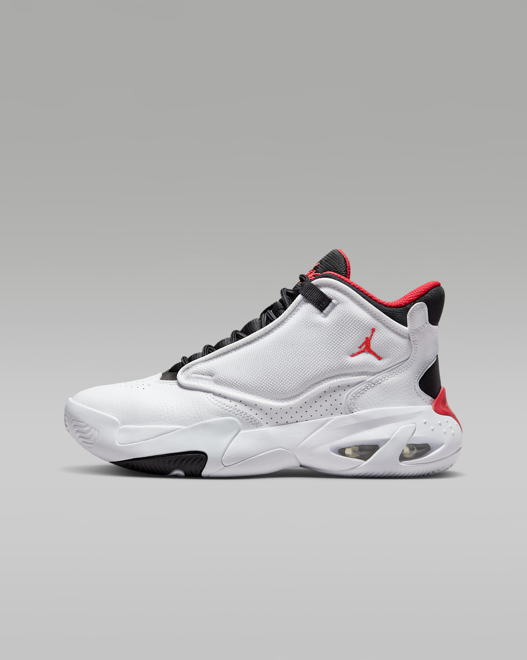 Jordan Max Aura 4 Older Kids' Shoes - White/Black/University Red