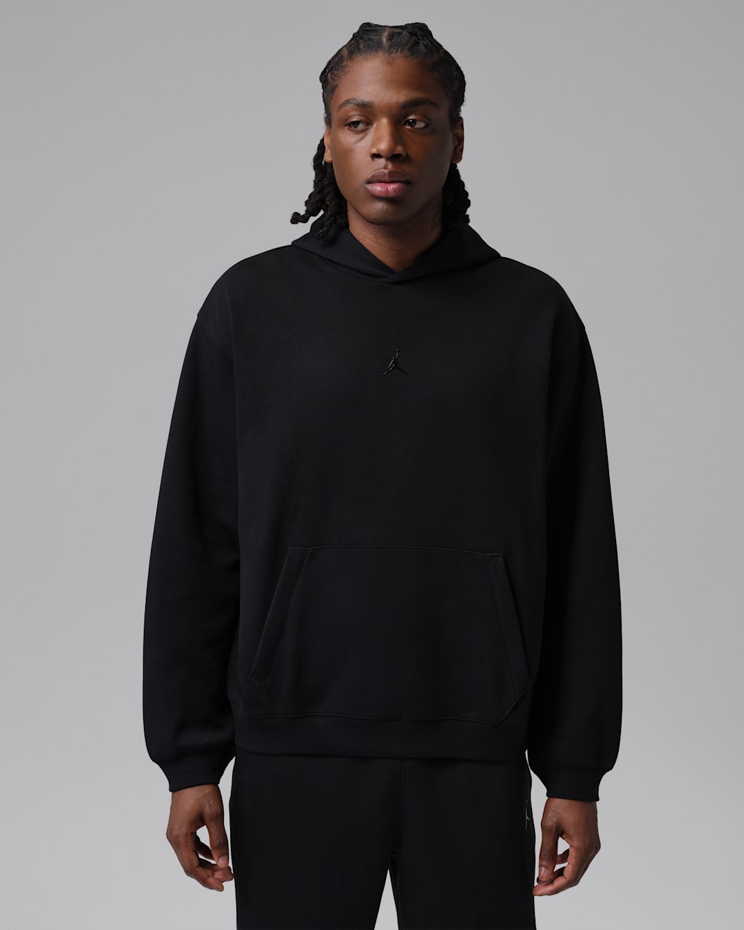 Jordan Sport Hoop Fleece Men's Pullover Hoodie - Black