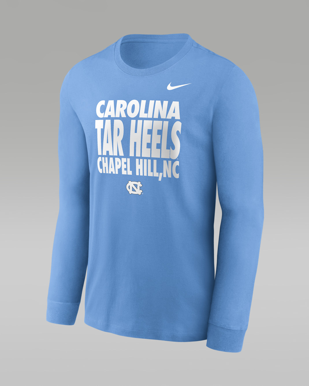 North Carolina Sideline Slogan Men's Jordan Brand Dri-FIT College Long-Sleeve T-Shirt - Valor Blue