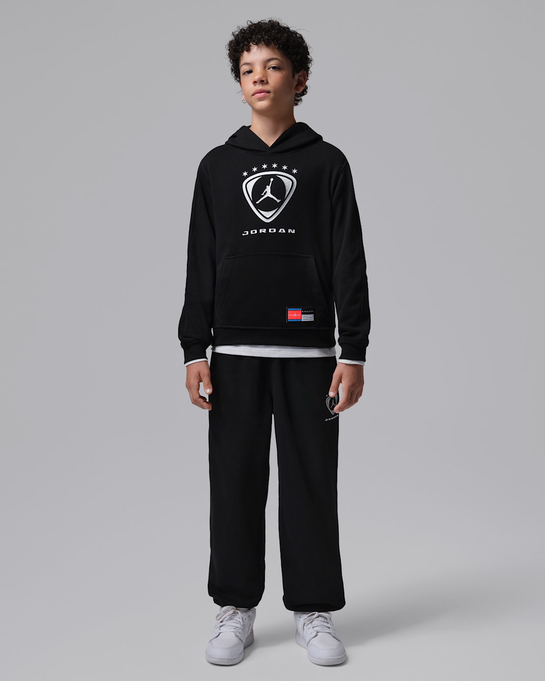 Jordan Big Kids' Football Club Pullover Hoodie