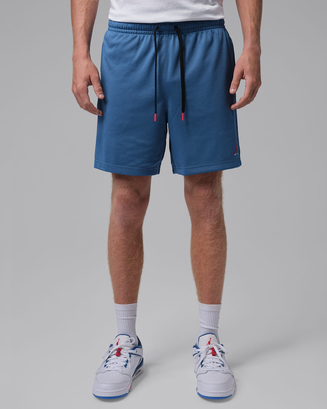 Shorts de malla para hombre Jordan Brooklyn - Azul genuino/Rojo universitario