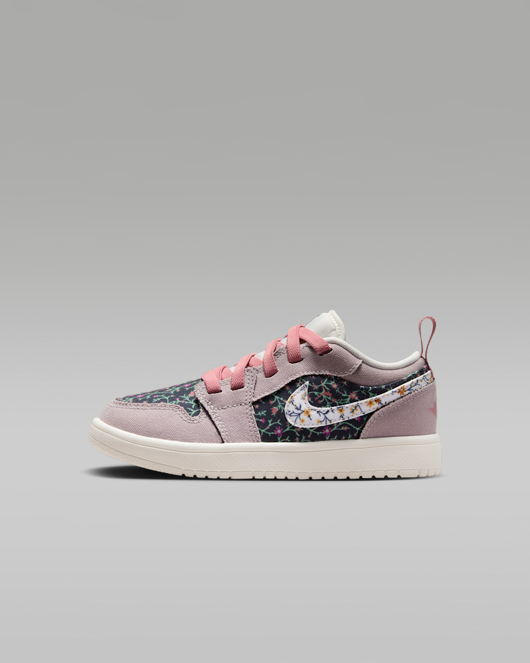 Jordan 1 Low Alt SE Younger Kids' Shoes - Platinum Violet/Anthracite/Red Stardust/Sail