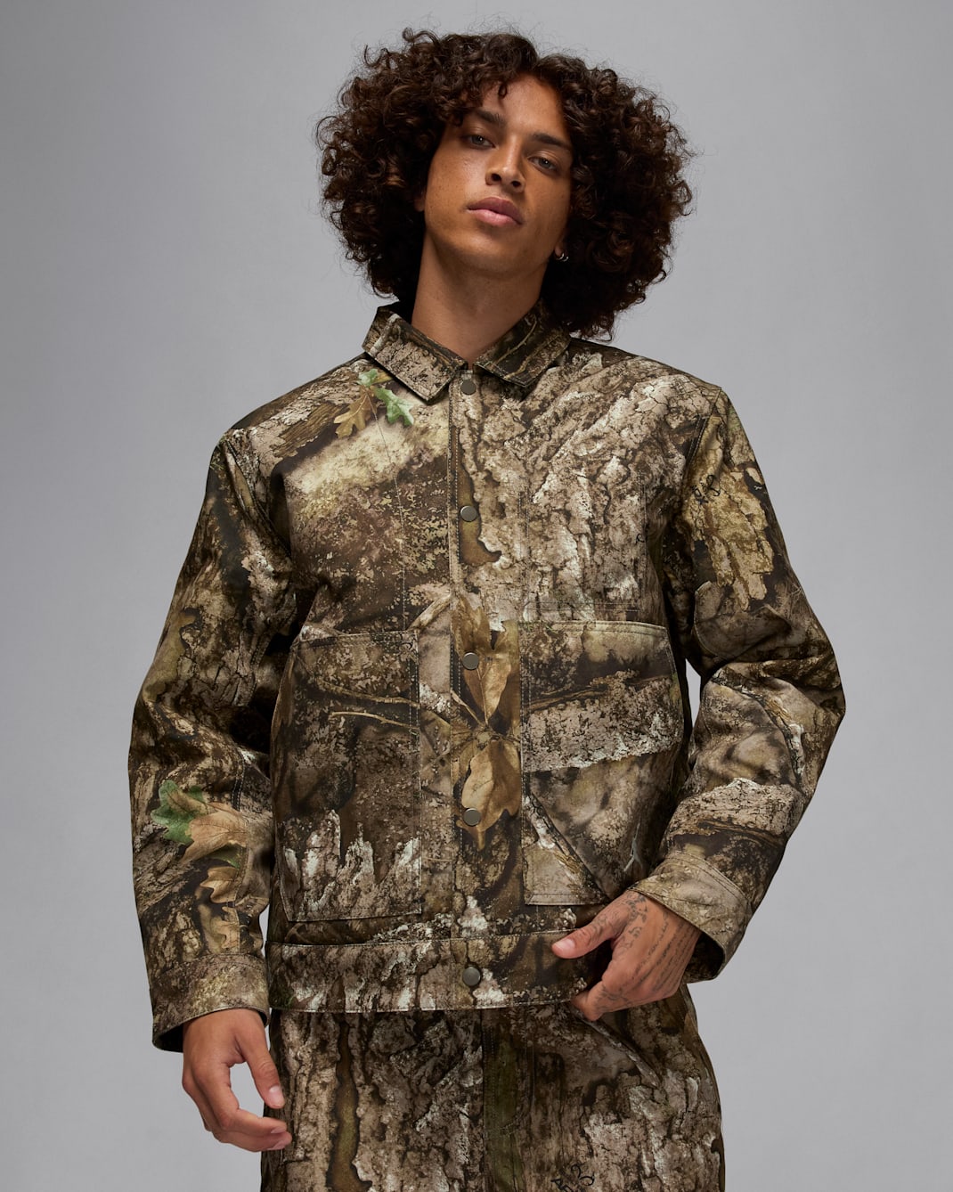Jordan Flight Chicago Men's Realtree Jacket - Medium Olive/Sail