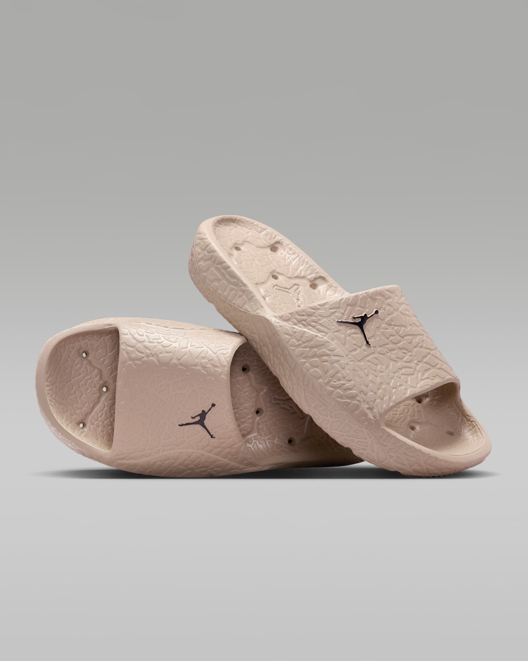 Jordan Franchise Chanclas para la ducha - Caqui/Negro