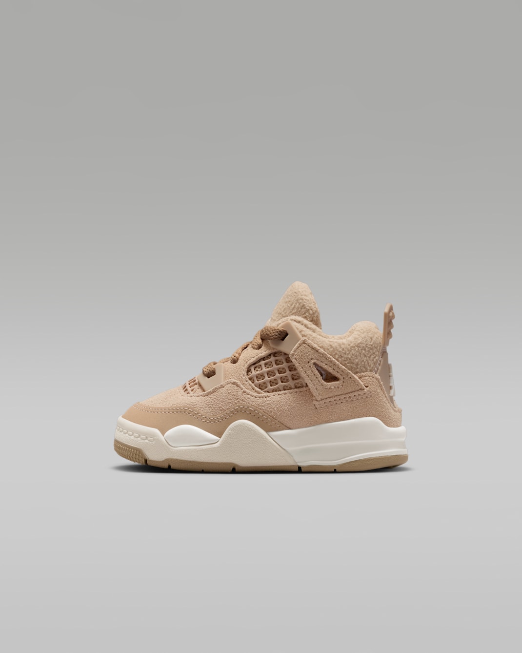 Jordan 4 Retro Baby/Toddler Shoes - Hemp/Light Orewood Brown