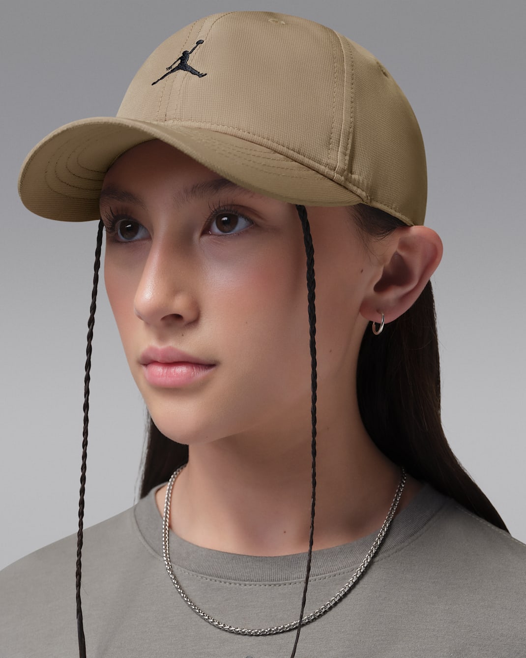 조던 에센셜 캡 주니어 모자 - 데저트 카모