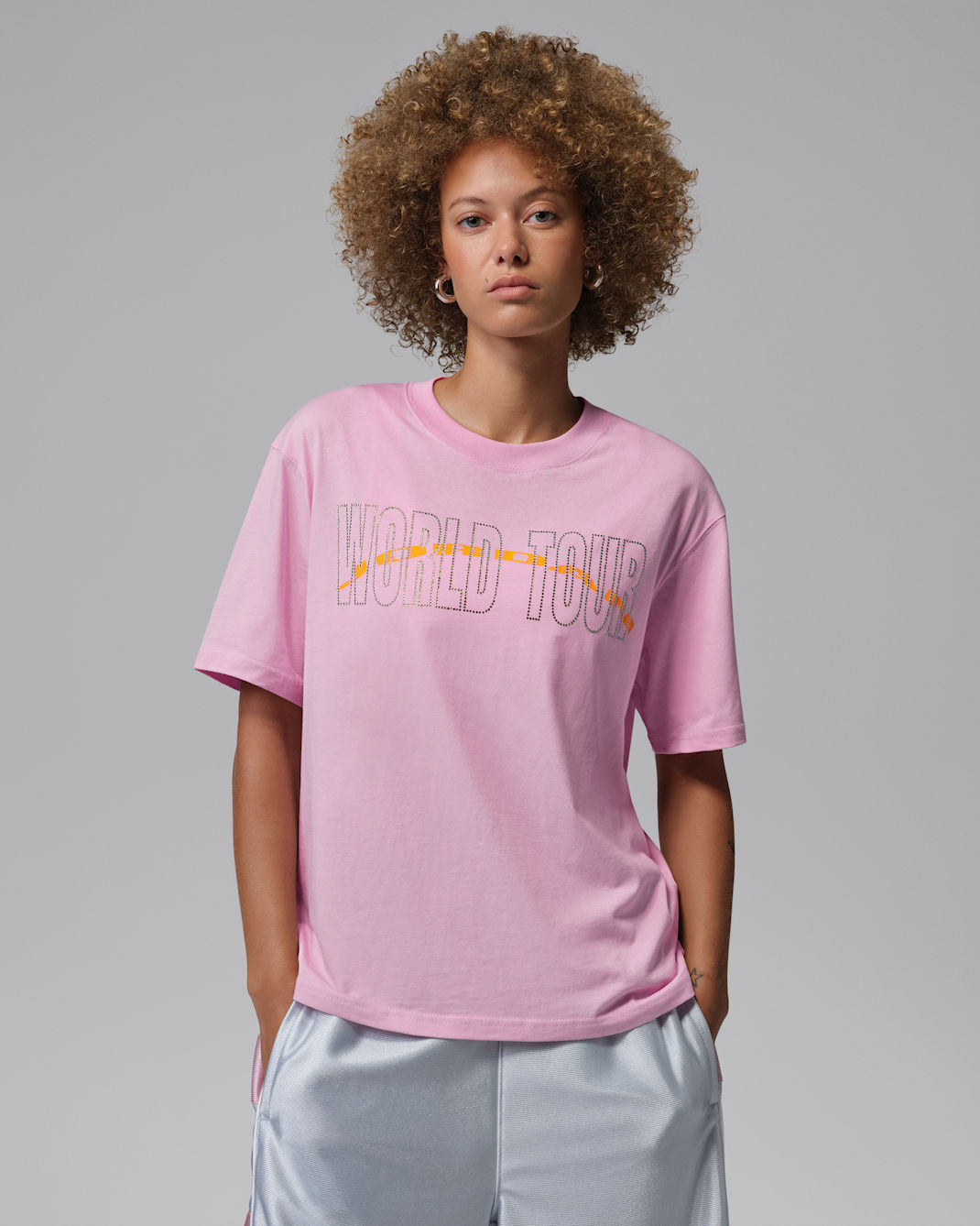 Jordan Brooklyn Women's Girlfriend T-Shirt - Iced Carmine