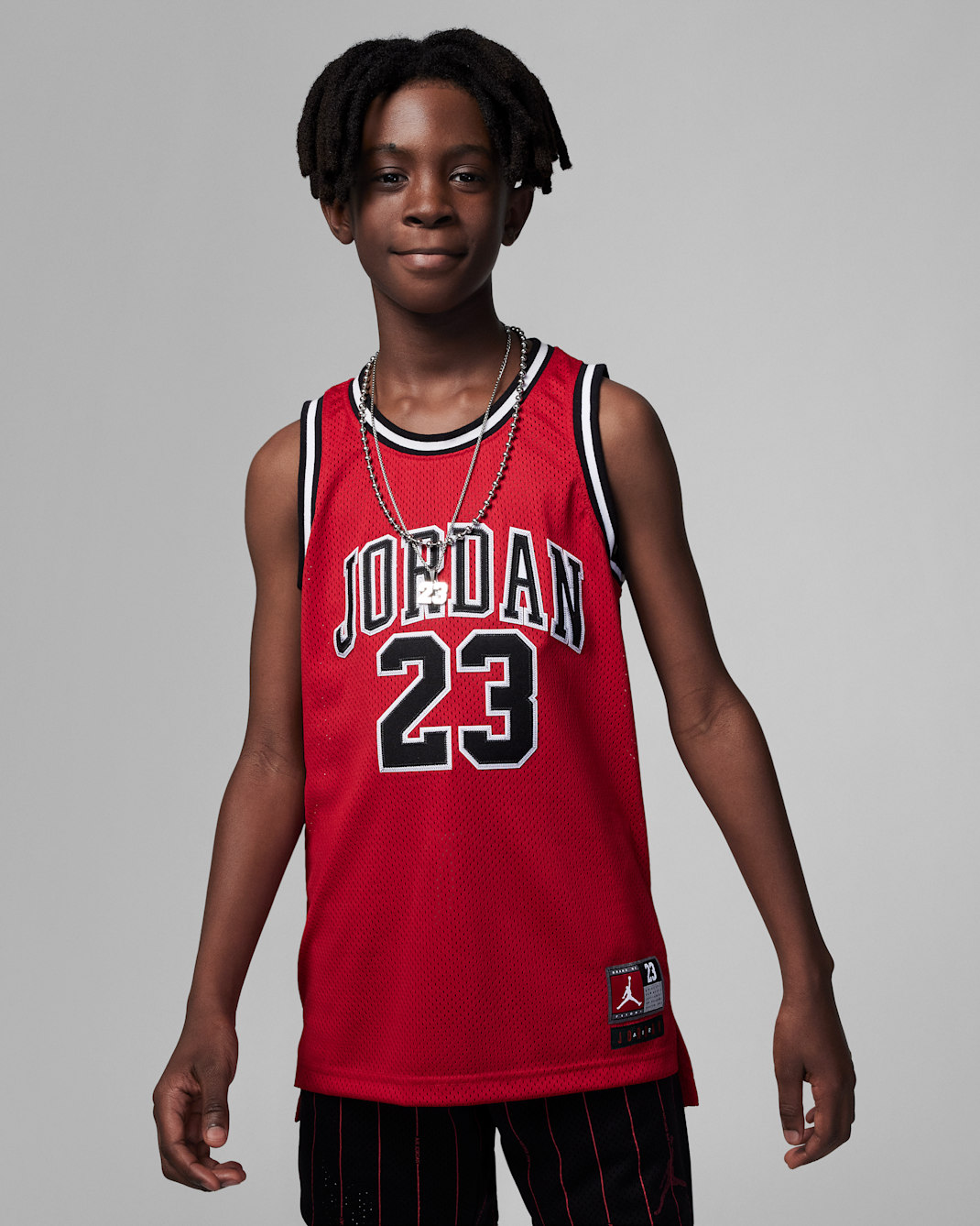 Jordan Older Kids' (Boys') Tank - Gym Red