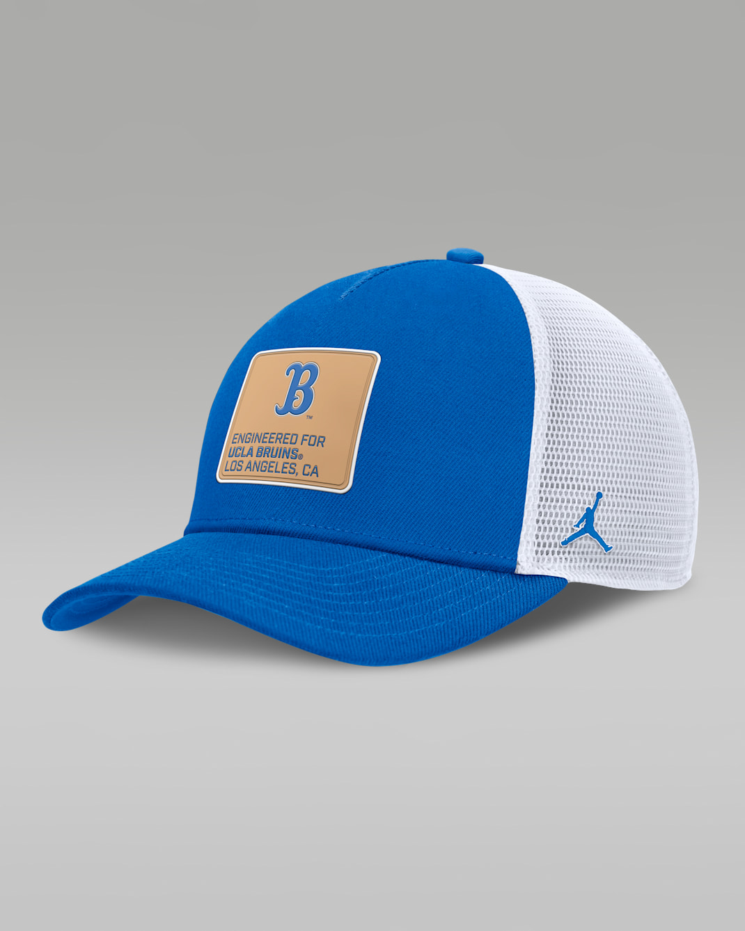 UCLA On-Field Rise Engineered Men's Jordan Brand College Trucker Adjustable Hat - Blue
