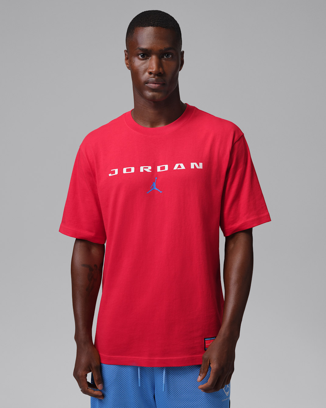 Jordan Brooklyn Men's Graphic T-Shirt - University Red
