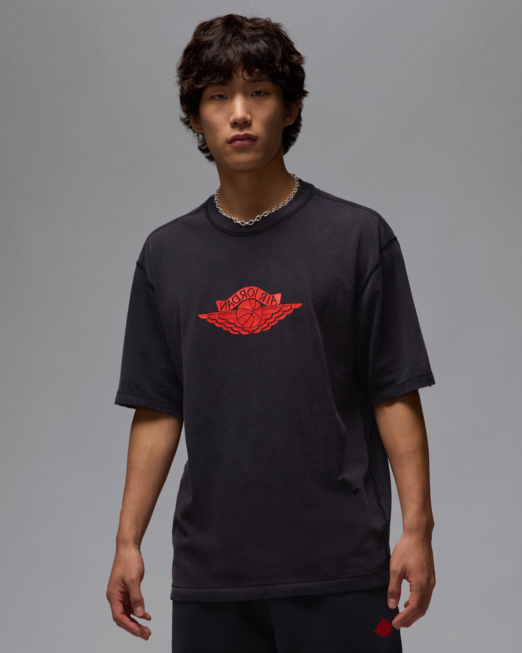 Jordan Rare Air T-Shirt (Herren) - Schwarz/Chile Red