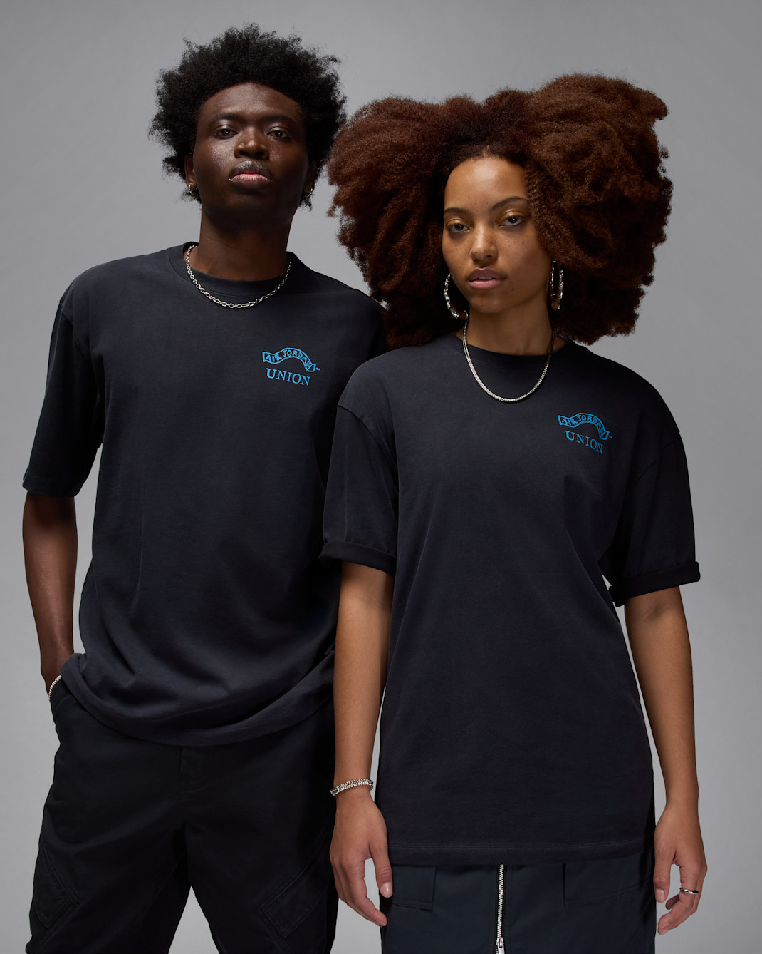 Jordan x Union LA Men's Short-Sleeve T-Shirt - Black/Dutch Blue