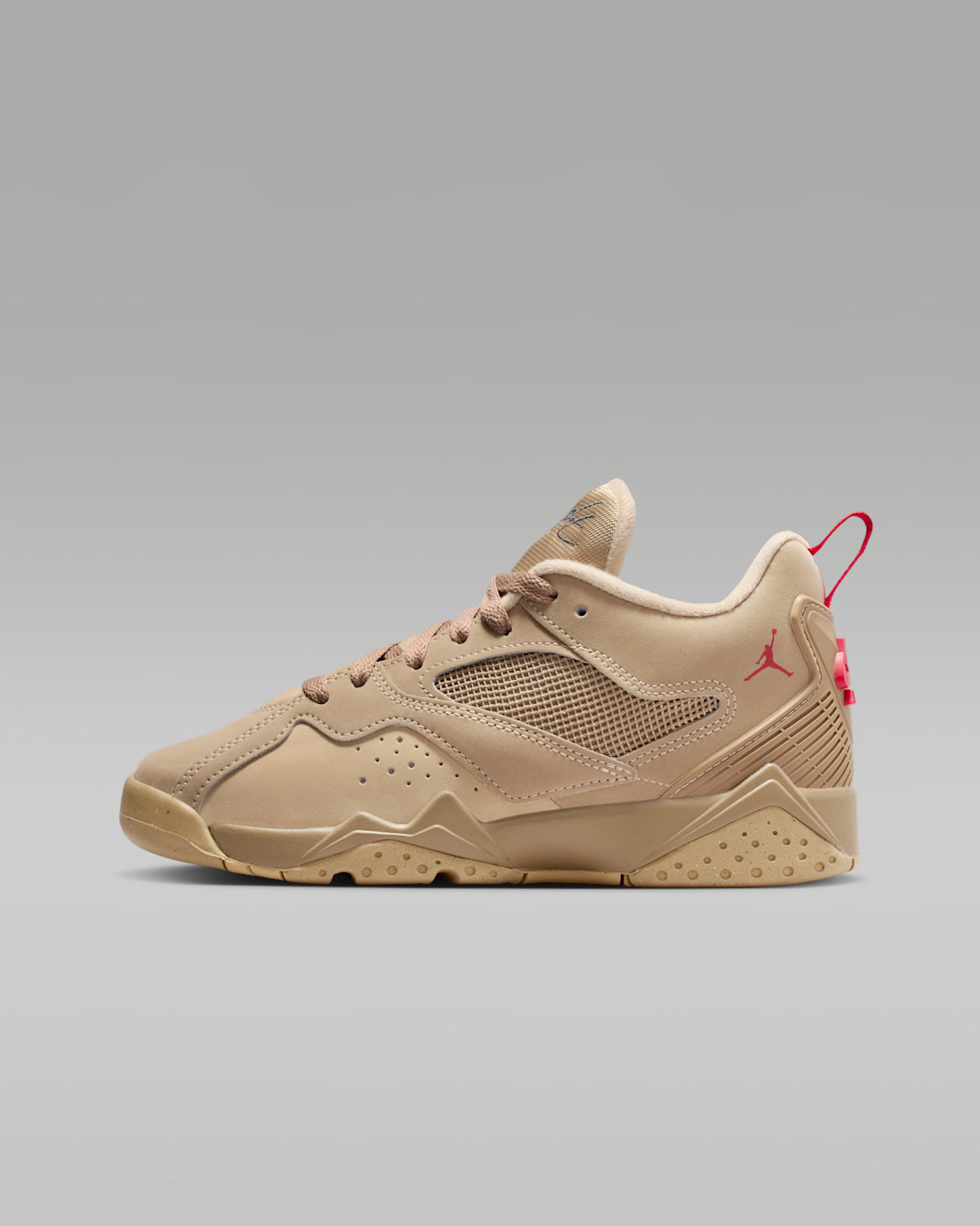 Air Jordan MVP 92 Big Kids' Shoes - Desert Camo/Mushroom/Anthracite/Fire Red