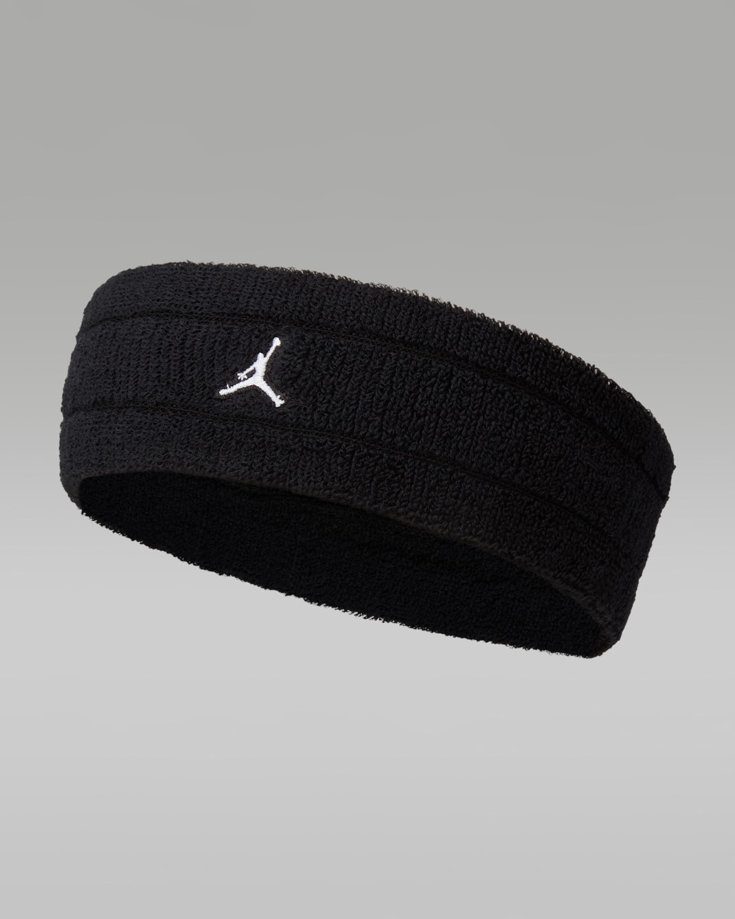 조던 테리 헤드밴드 - 블랙/블랙/화이트