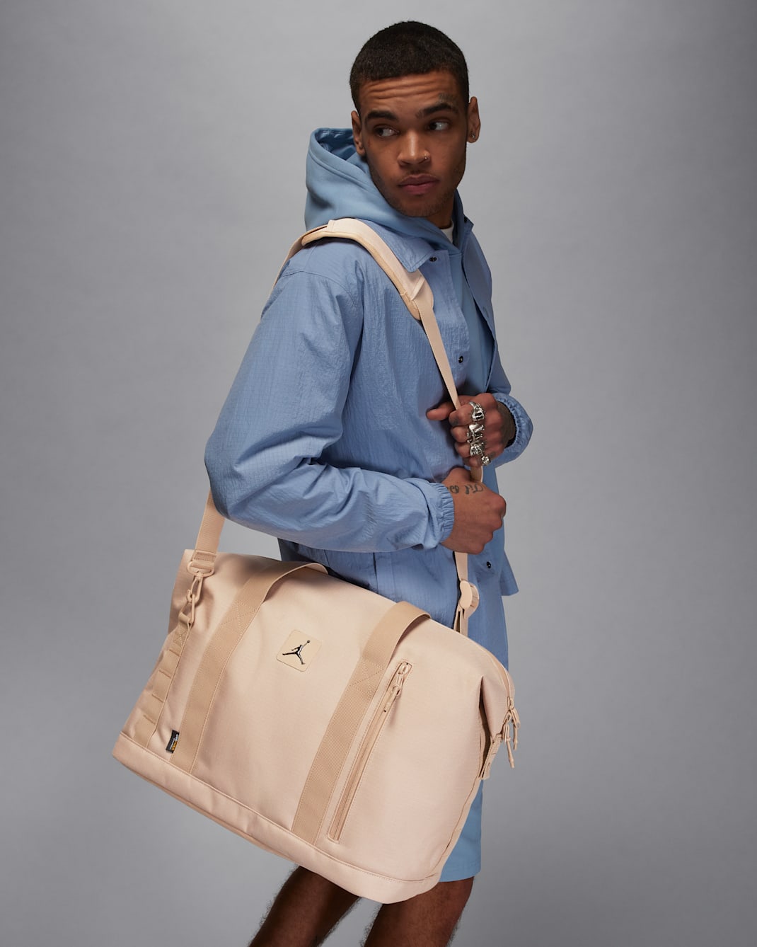 Jordan Flight Duffle Bossa d'esport (40 l) - Legend Medium Brown/Negre