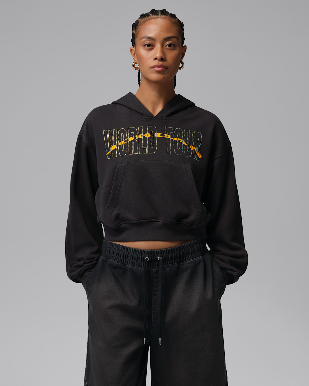 Sudadera con gorro sin cierre para mujer Jordan Brooklyn Fleece - Sombrío apagado